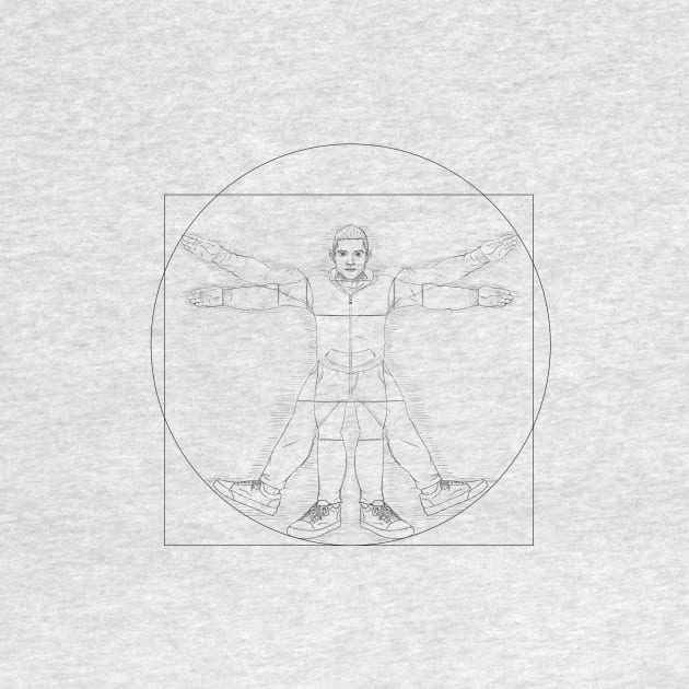 Mr.Robot Vitruvian by Well Done Pizzeria